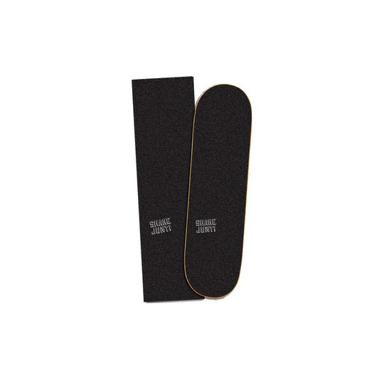 Black griptape with white text reading "Shake Junt"