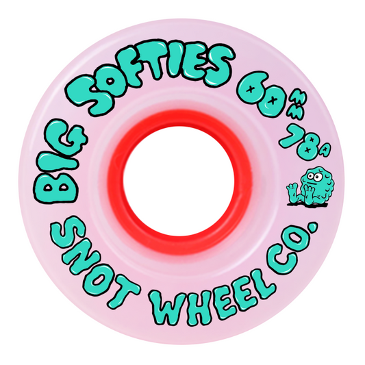 Snot 60mm 78a Big Softies Wheels - Orange Core