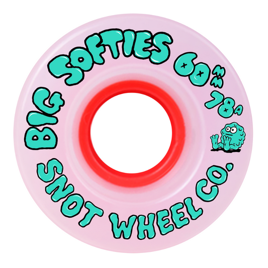 Snot Big Softies 70mm 78a Orange Core Wheels