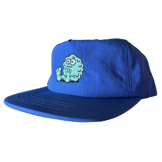 Snot Booger Logo 5-Panel Blue Snapback Hat