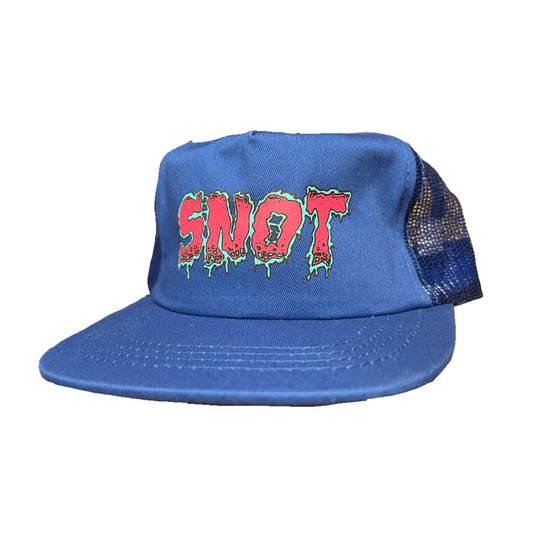 Snot Classic Meltdown Blue Trucker Hat