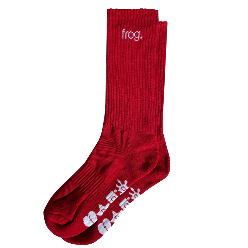 Frog Skateboards Dark Red Socks