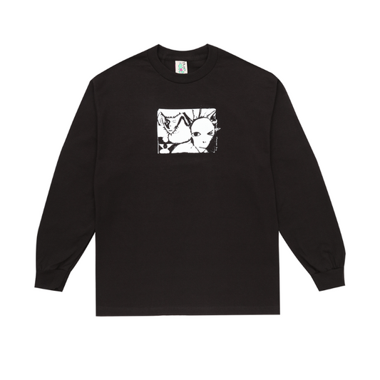 Frog Skateboards Spikey Man Longsleeve Black Tee