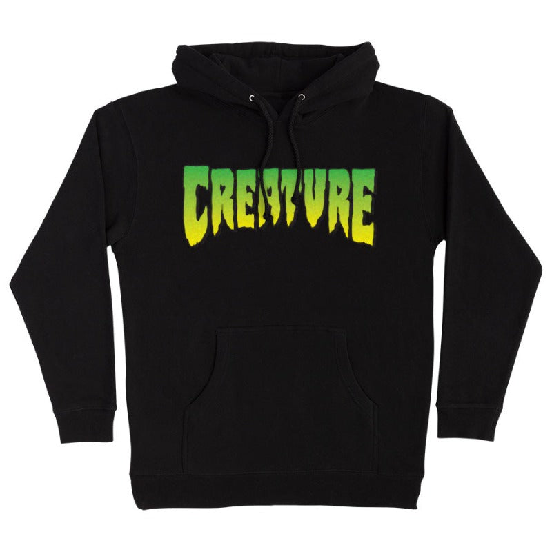 Creature Logo Pullover Black Hoodie