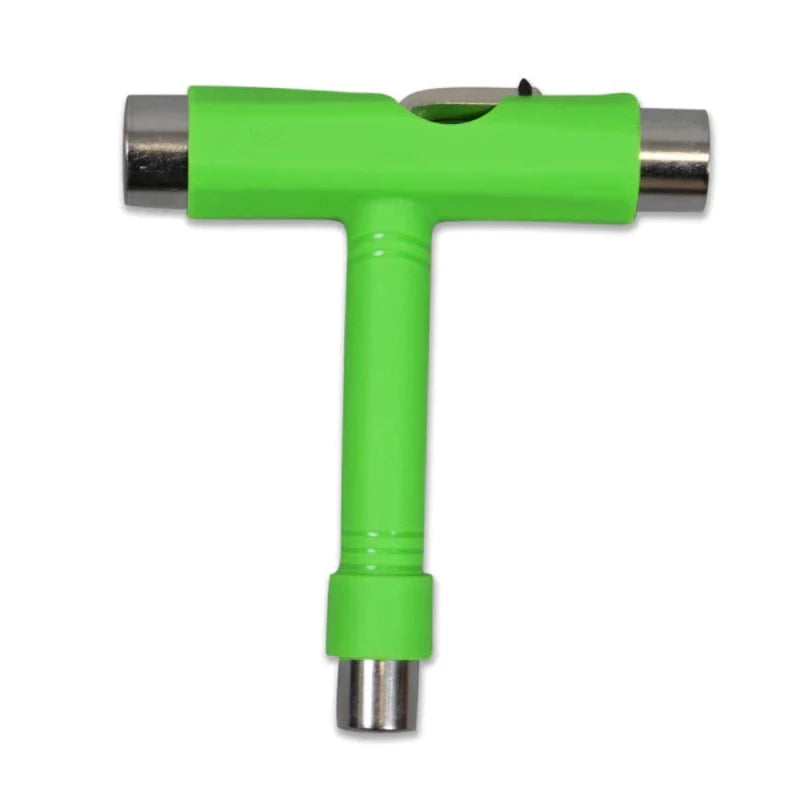 A single lime green skate tool